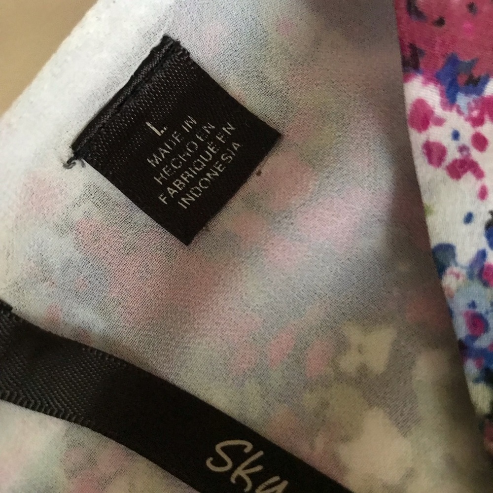 SKY’S THE LIMIT BABYDOLL DRESS SIZE LARGE - Picture 9 of 9